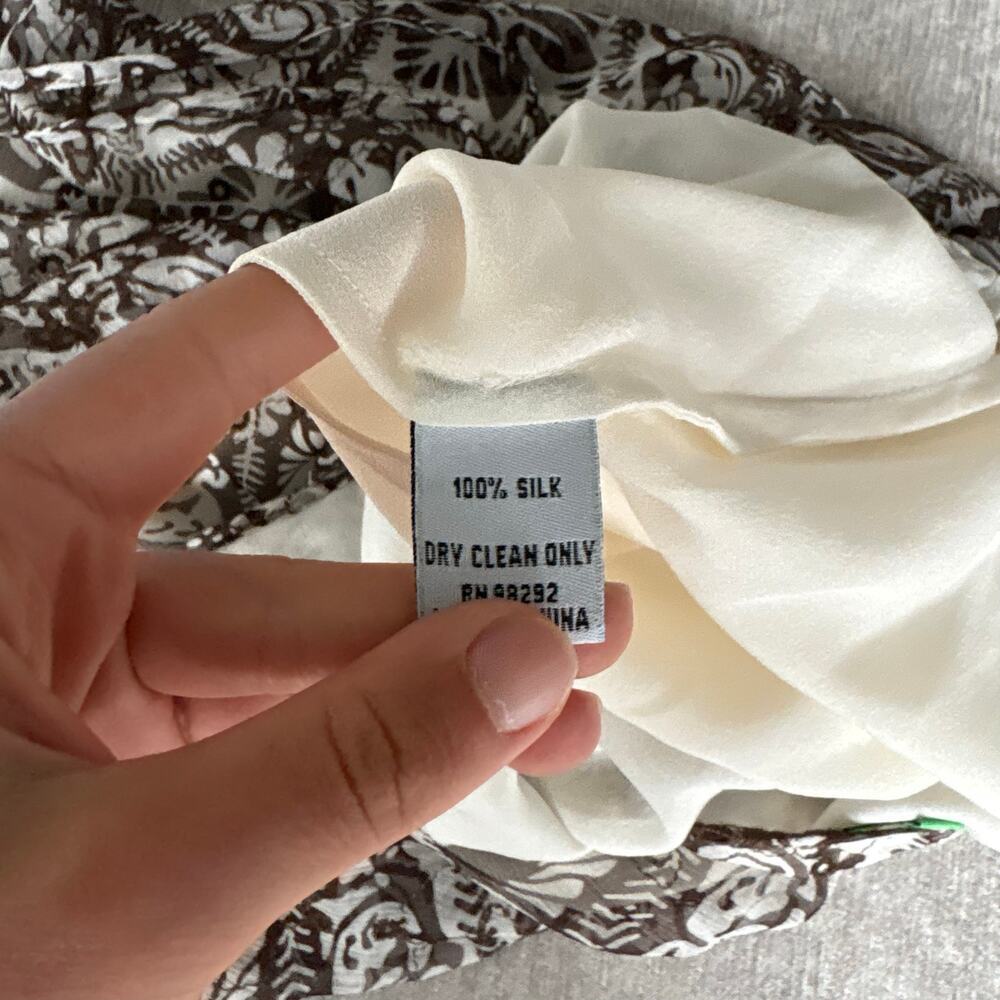 Tibi Midi Silk Skirt - Picture 6 of 6